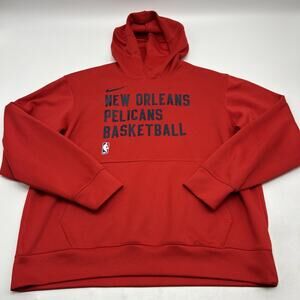 New Orleans Pelicans Nike Performance Spotlight On-Court Hoodie Men’s Size L RED